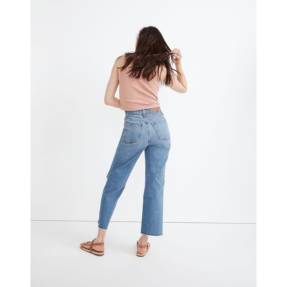 Madewell The Perfect Vintage Crop Jean Sz 31 Caitlin Wash